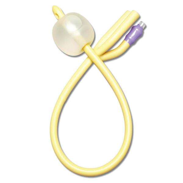 Catheter Foley 20Fr 30cc Silicone Elastomer Coated 3-Way 12/Ca